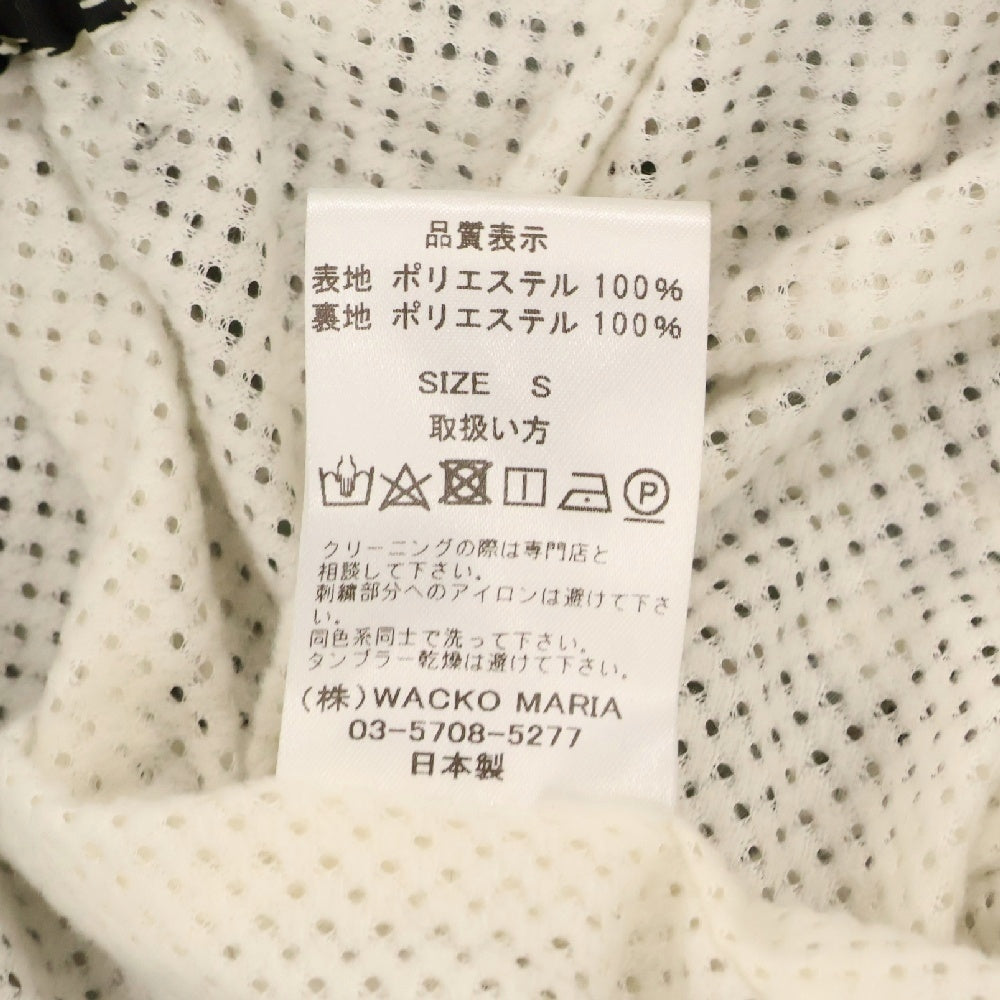 WACKO MARIA(ワコマリア) 23SS LEOPARD TRACK JACKET レオパード ジップアップ トラックジャケット ホワイト WMO-TJ04
