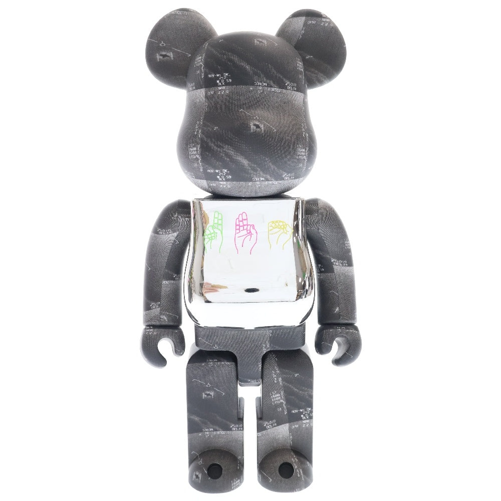 MEDICOM TOY(メディコムトイ) BE@RBRICK U.F.O 3rd 400% ベアブリック フィギュア 人形 ブラック