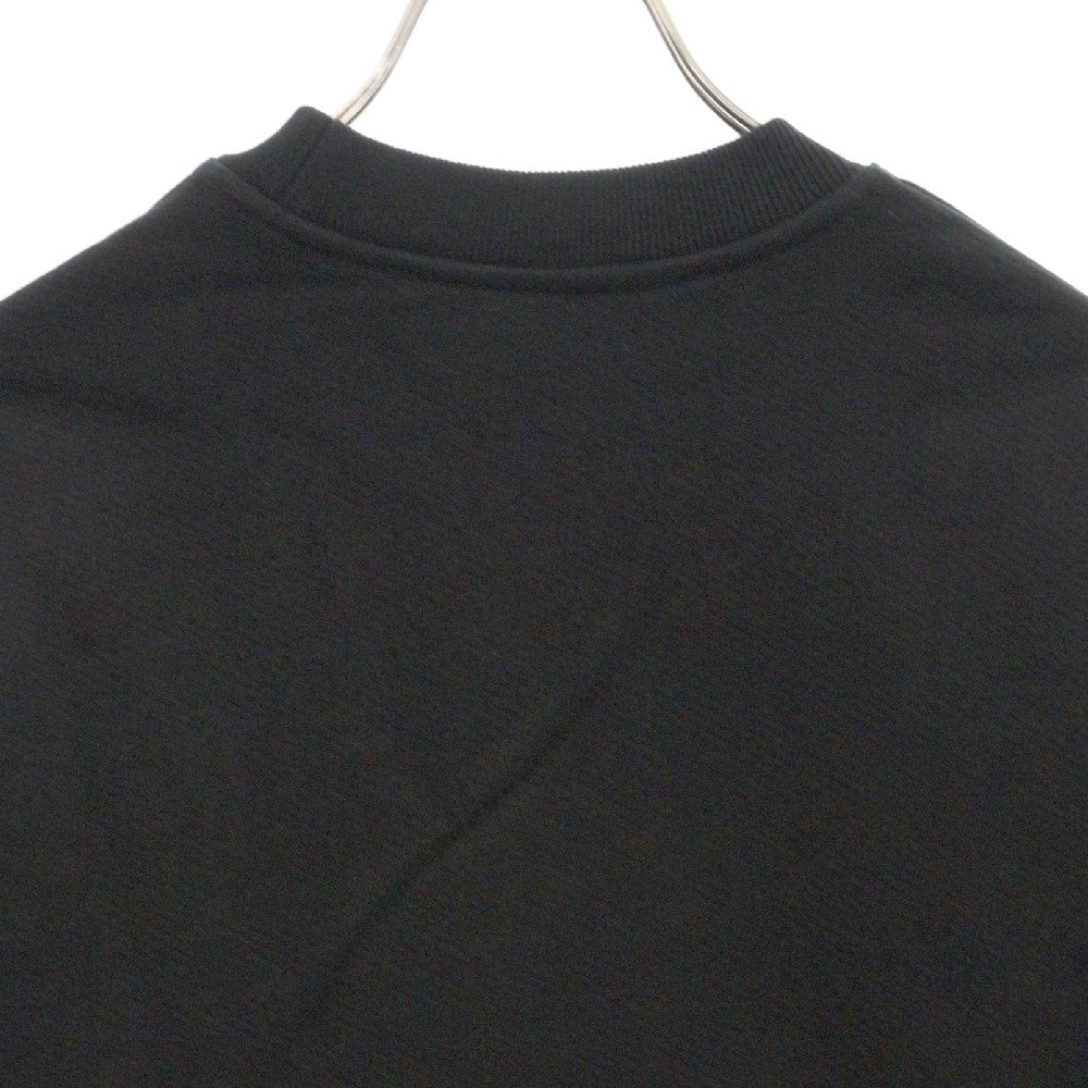 OFF-WHITE(オフホワイト) 23SS ロゴ刺繍 スウェット クルーネック トレーナー ブラックOMBA057S23FLE002
