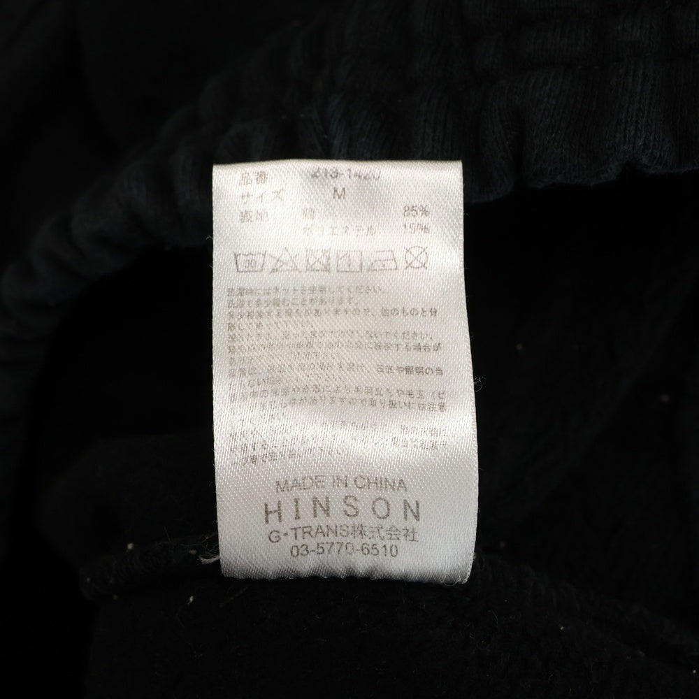 HINSON(ヒンソン) Wide Cargo Sweat Pants ワイドカーゴスウェットパンツ ブラック