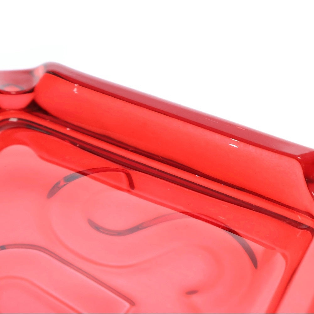 SUPREME(シュプリーム) Debossed Glass Ashtray デボスド グラス アッシュトレイ 灰皿 レッド