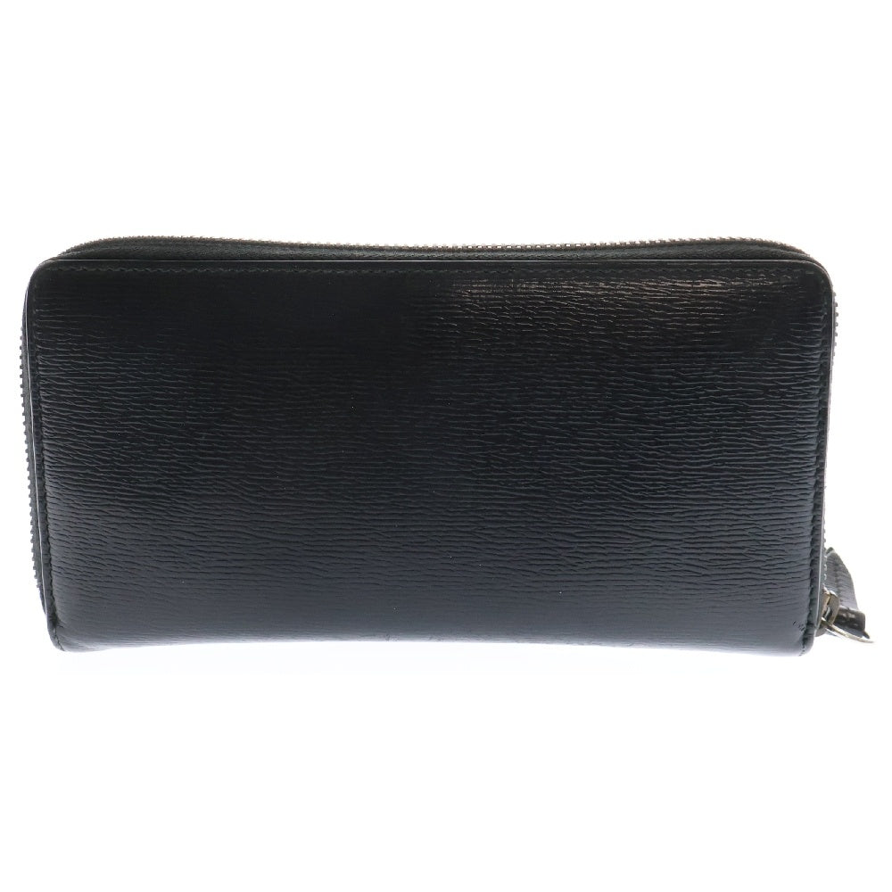 GUCCI(グッチ) キングスネーク ラウンドファスナーロングウォレット ブラック 長財布 451273 525040
