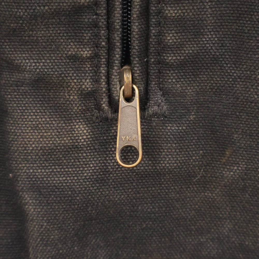 CARHARTT(カーハート) ジップアップ ダック生地 ボアライナー ワーク ベスト ジャケット ブラック