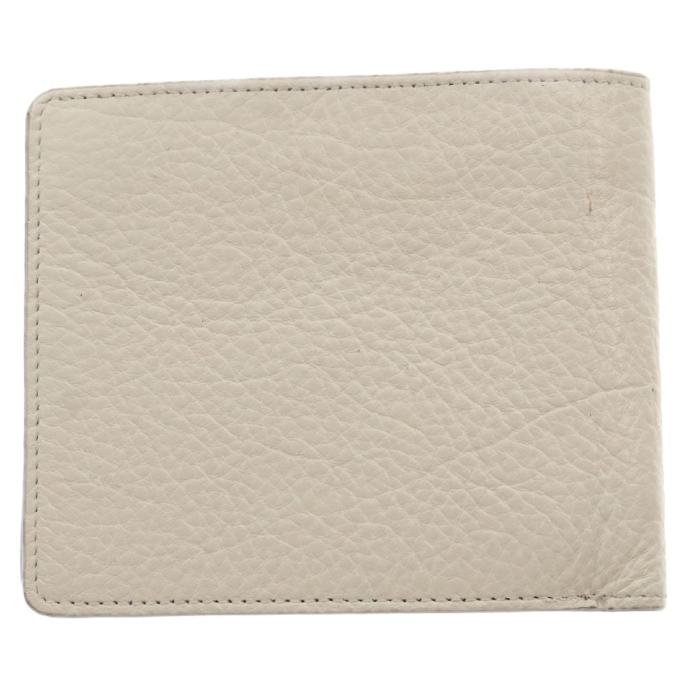 THUG CLUB(サグクラブ) Rock Wallet ロゴ レザーウォレット 財布 2つ折り ホワイト TC23AC0501