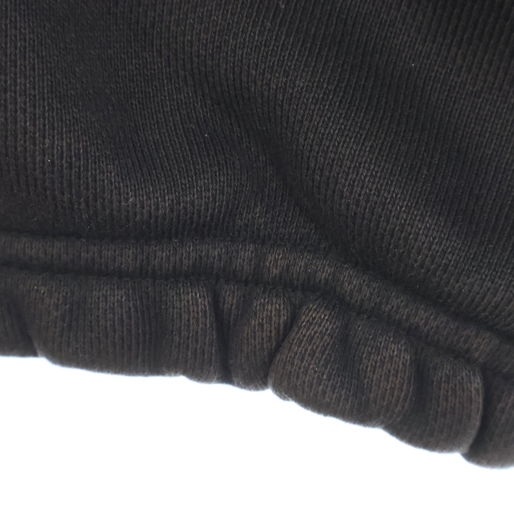 THUG CLUB(サグクラブ) PEACE STUD HOODIE プリント フードスタッズ プルオーバーパーカー ブラック ダメージ加工 TC24SS1201