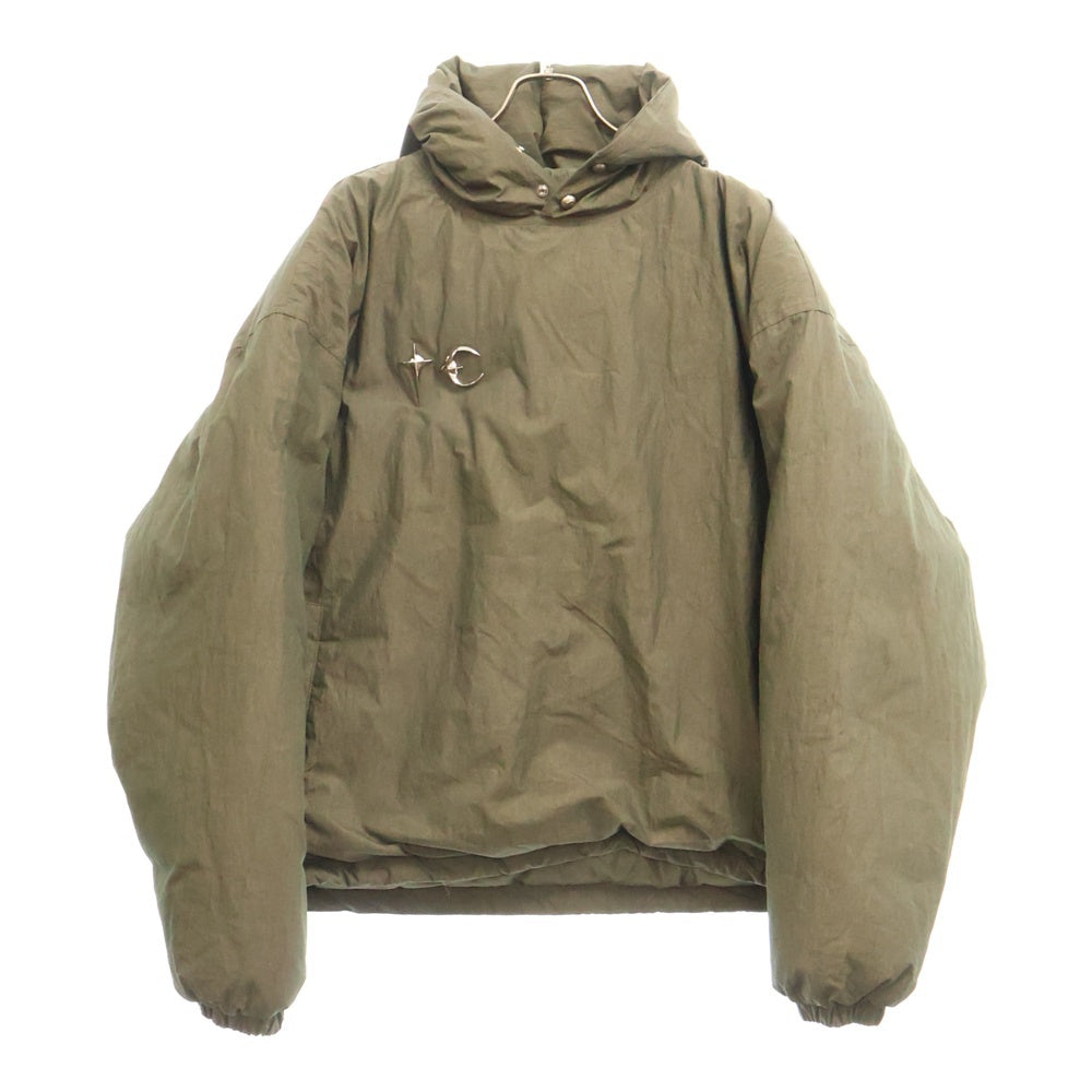 THUG CLUB(サグクラブ) Armor Down Hoodie アーマーダウンフーディ カーキ TC24PA03