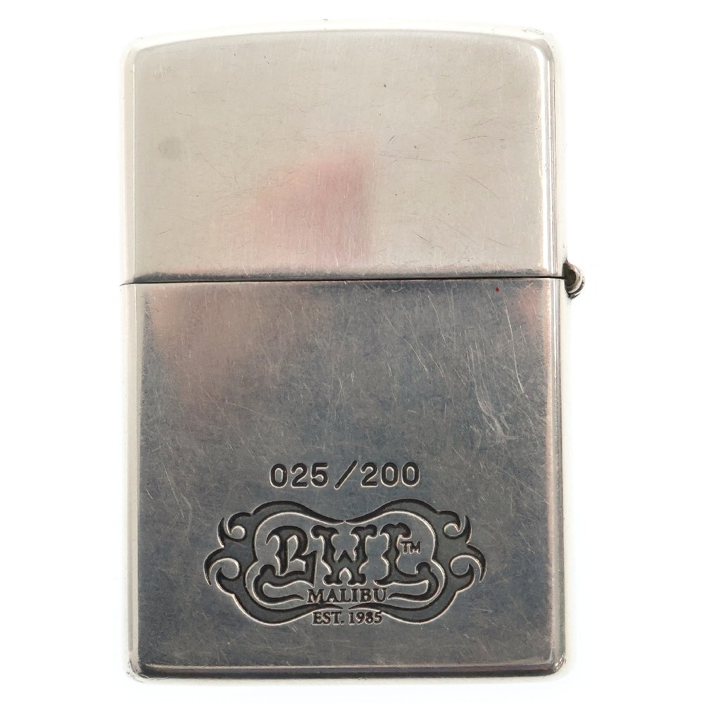 Bill Wall Leather/BWL(ビルウォールレザー) 200個限定 ZIPPO ロゴ刻印ジッポ ライター シルバー
