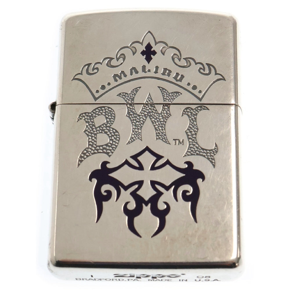 Bill Wall Leather/BWL(ビルウォールレザー) 200個限定 ZIPPO ロゴ刻印ジッポ ライター シルバー