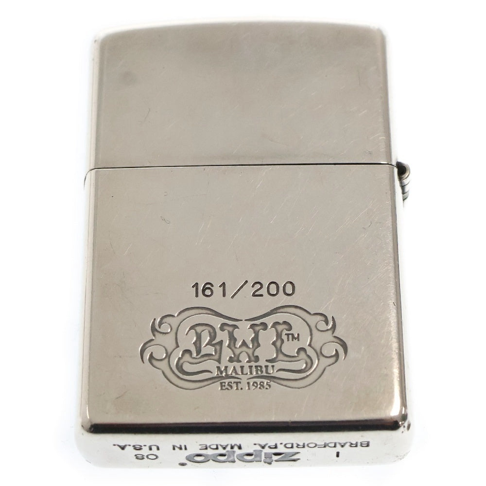 Bill Wall Leather/BWL(ビルウォールレザー) 200個限定 ZIPPO ロゴ刻印ジッポ ライター シルバー