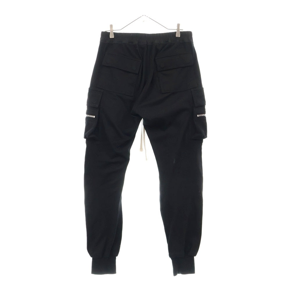 Rick Owens(リックオウエンス) 25SS MASTODON CARGO マストドン カーゴパンツ スウェットパンツ ブラック RU01E5396-BA RU01E5396‐BA