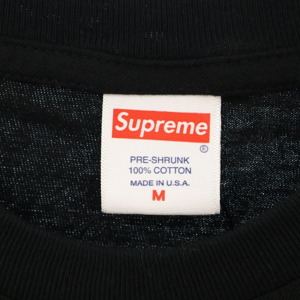 SUPREME(シュプリーム) ×BLESS ブレス メッシュ切替 コットンクルーネック半袖Tシャツ 2枚セット ブラック