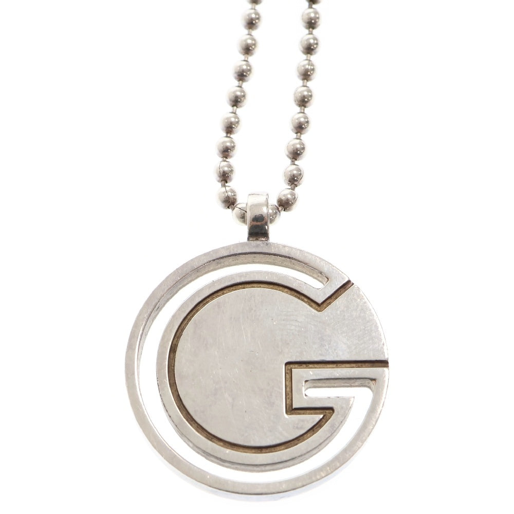 GUCCI(グッチ) Round G ラウンドG ボールチェーン ネックレス シルバー