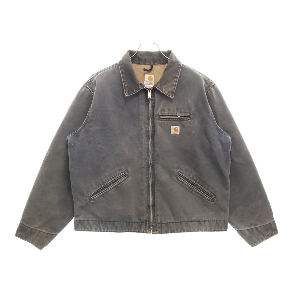 CARHARTT(カーハート) デトロイトジャケット ジップアップ ダックワークジャケット ブルゾン ブラック
