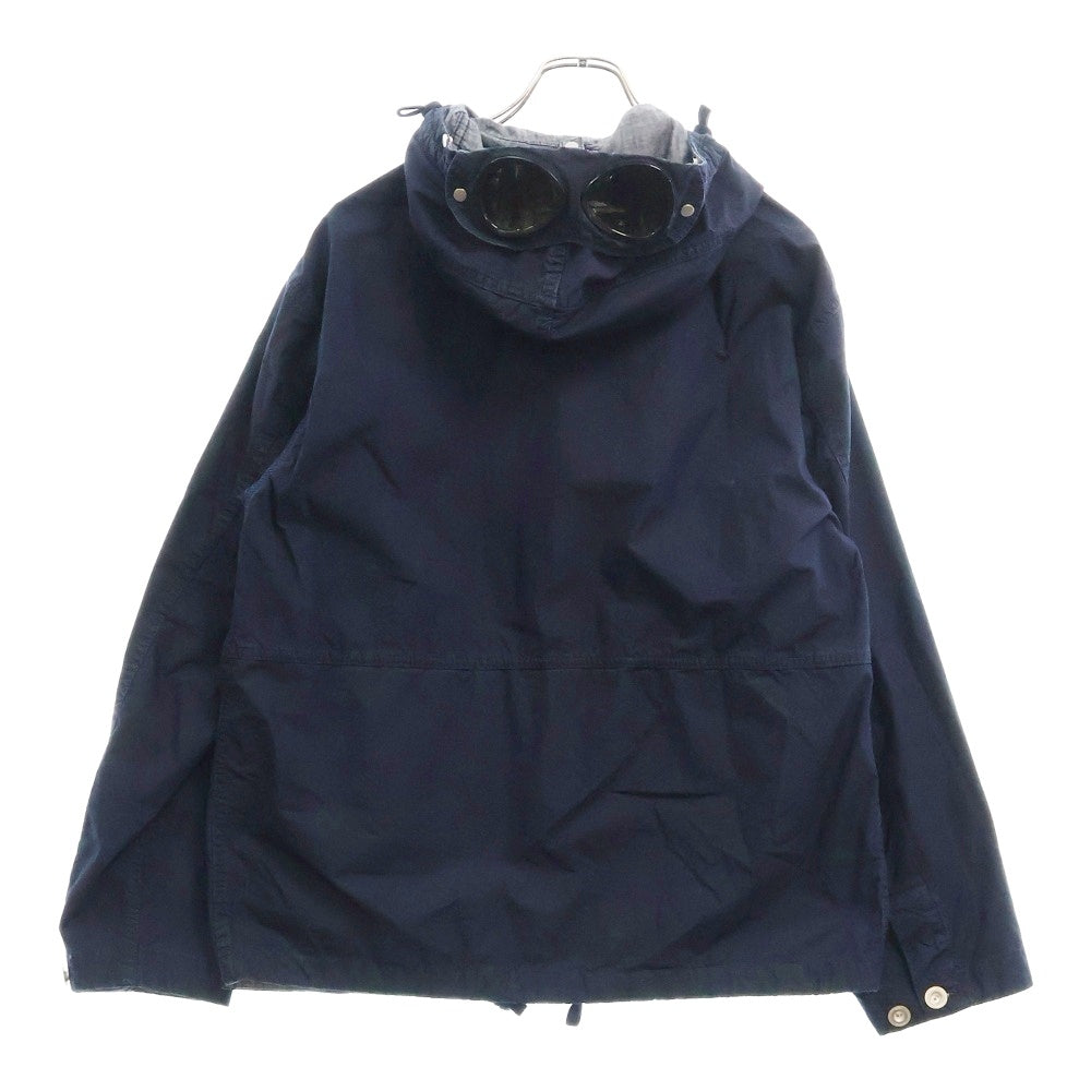 C.P. Company(シーピーカンパニー) 50 Fili Indigo Goggle Jacket コットン ナイロン ゴーグルジャケット ネイビー 18CMOW154A-110288W
