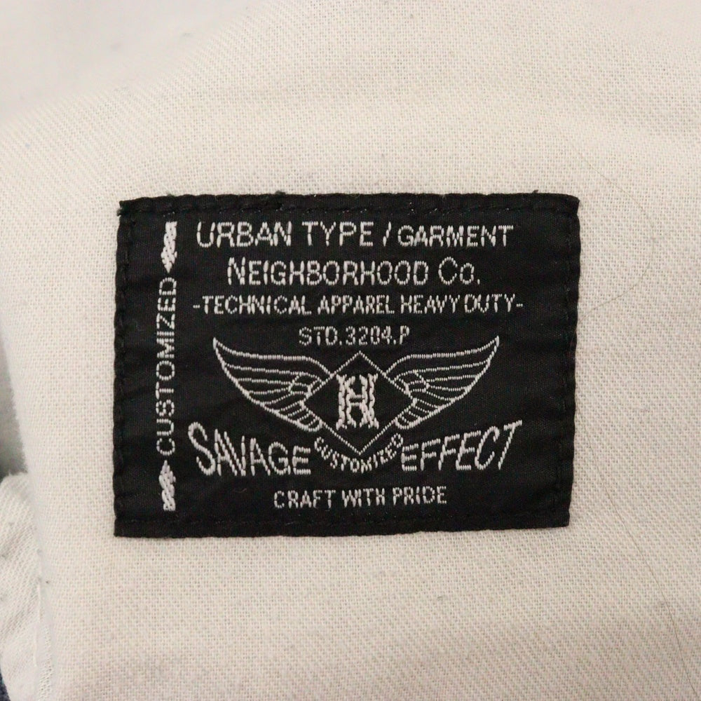 NEIGHBORHOOD(ネイバーフッド) SAVEGE NARROW STRAIGHT サベージ ナロー コーデュロイ ダメージ加工パンツ ネイビーDCNH-PT-12