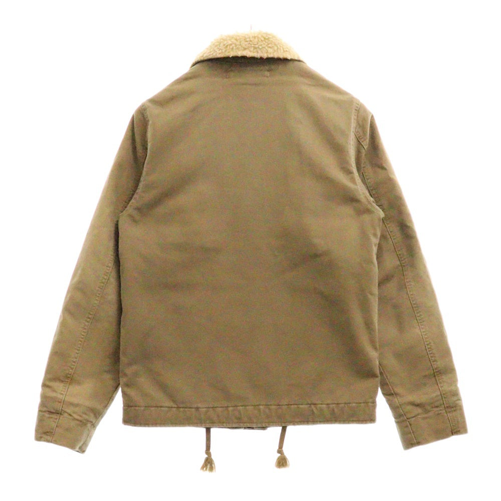 NEIGHBORHOOD(ネイバーフッド) 15AW ボア デッキジャケット ベージュ 152NYNH-JKM01