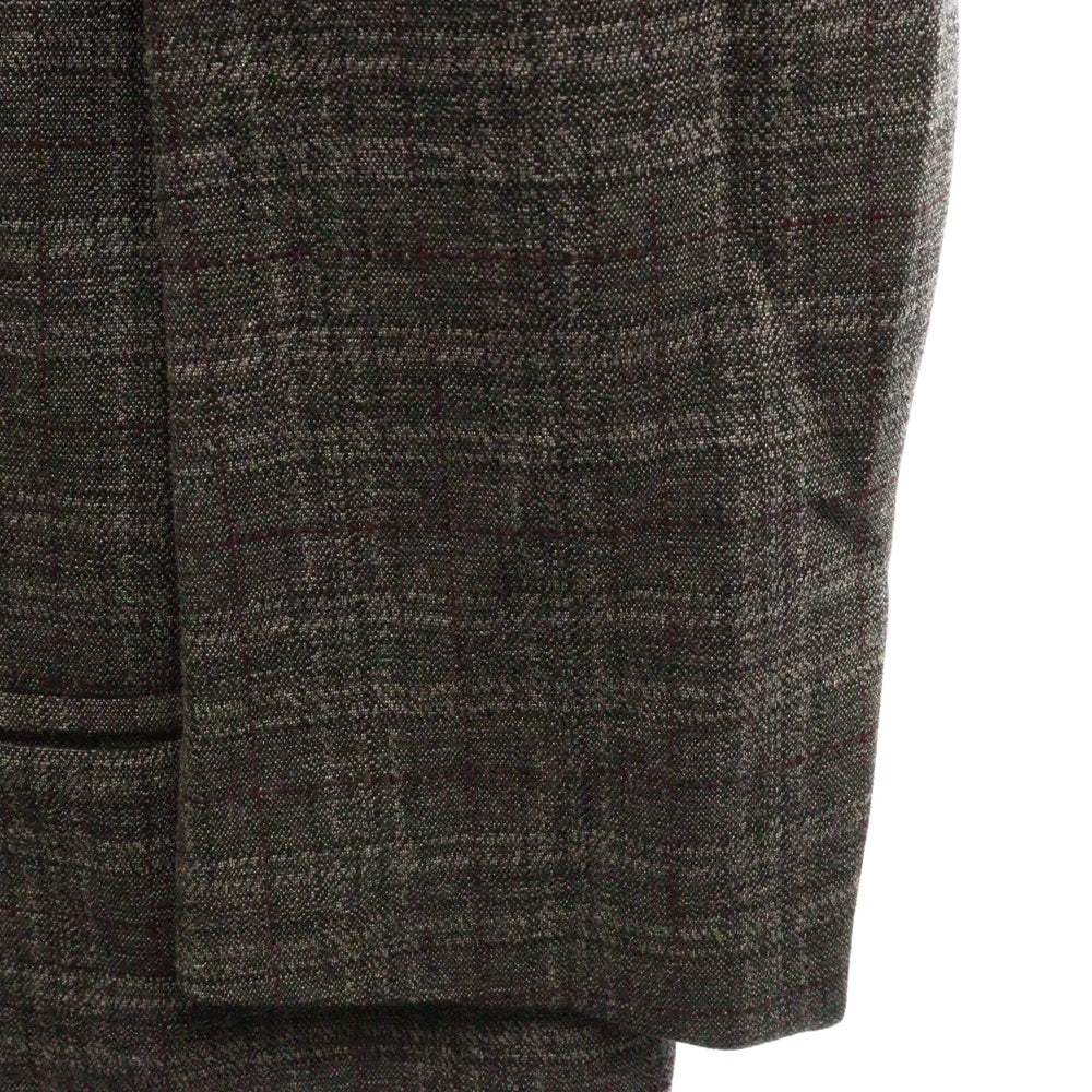 BALENCIAGA(バレンシアガ) 22SS UNIFIT チェック ダブルブレスト オーバーサイズジャケット テーラード グレー 680943 TLV05