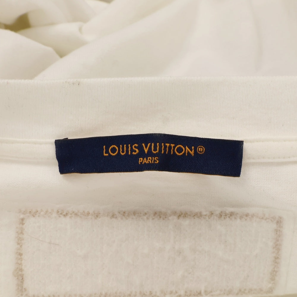 LOUIS VUITTON(ルイヴィトン) 23AW エンブロイダードビーズ 半袖Tシャツ カットソー ホワイト RM232M NPG HPY35W