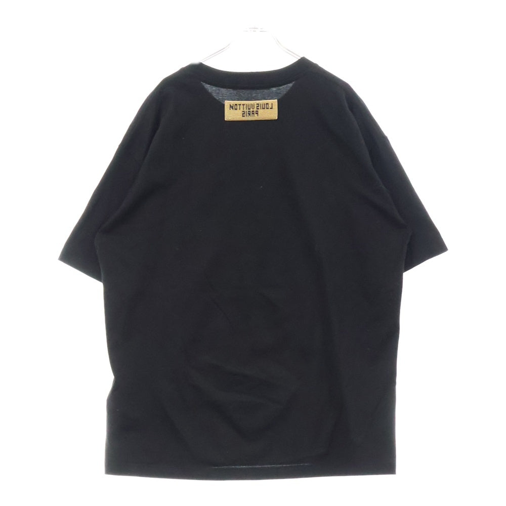 LOUIS VUITTON(ルイヴィトン) 23AW エンブロイダードビーズ 半袖Tシャツ カットソー ブラック RM232M NPG HPY86W