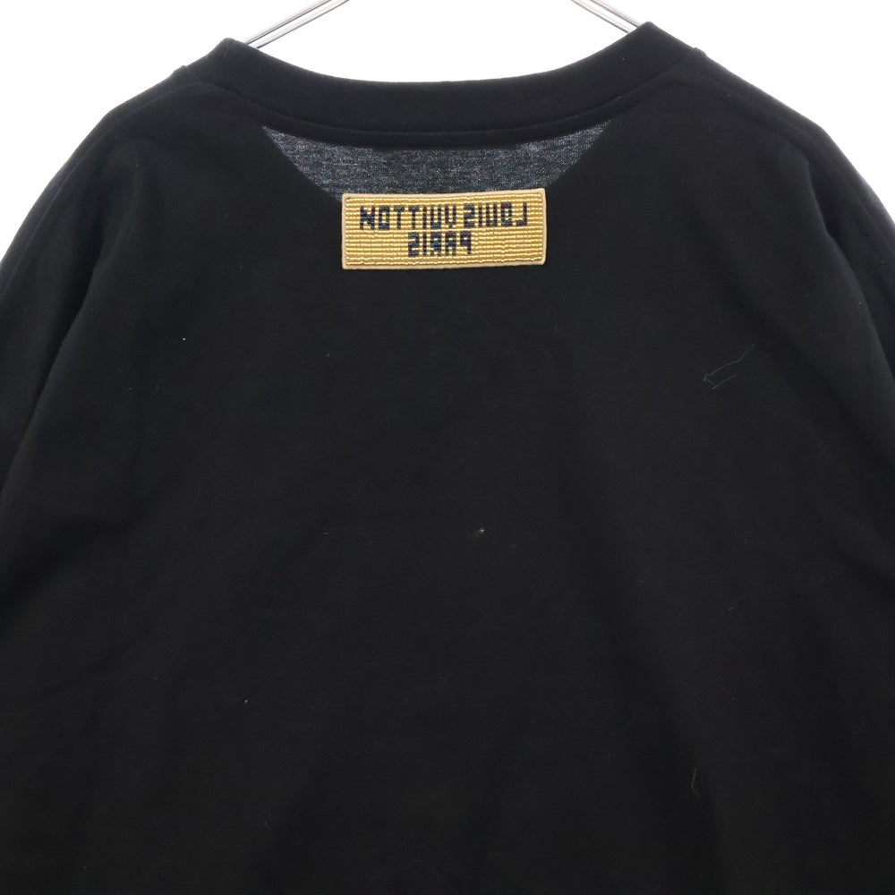 LOUIS VUITTON(ルイヴィトン) 23AW エンブロイダードビーズ 半袖Tシャツ カットソー ブラック RM232M NPG HPY86W
