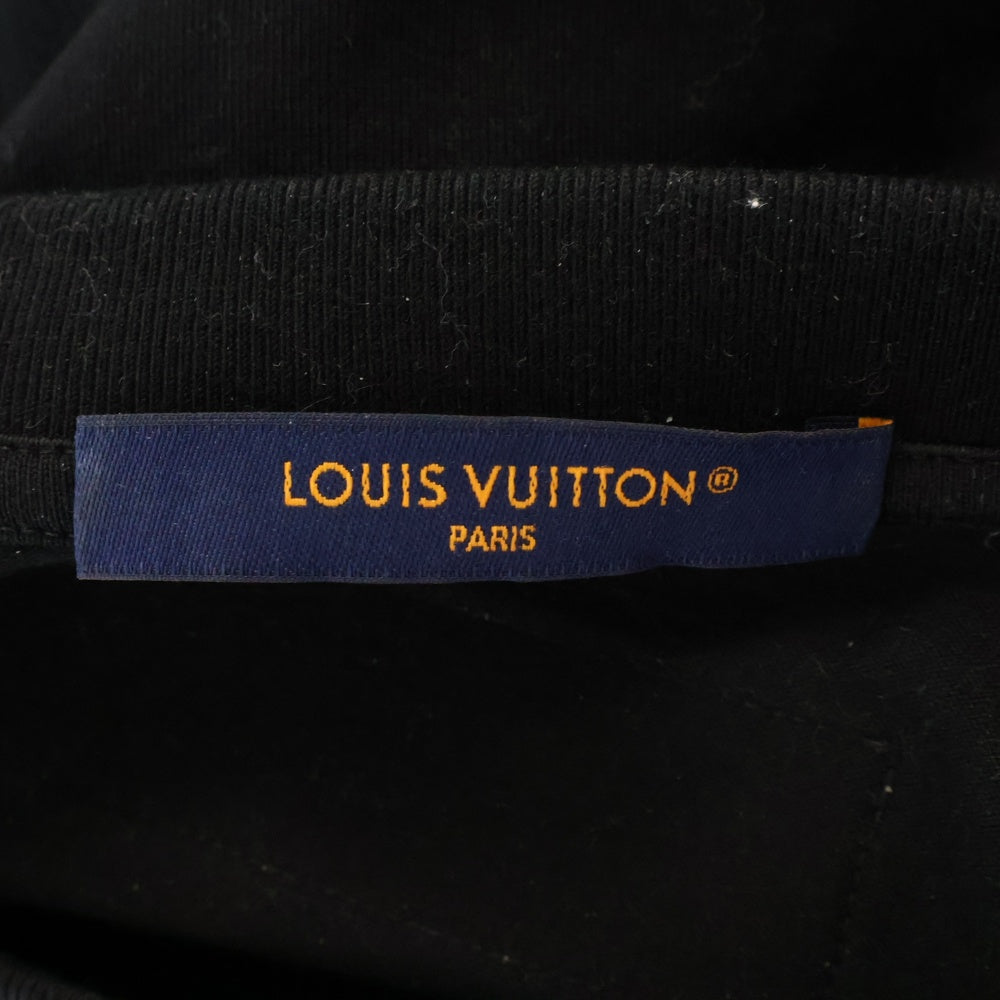 LOUIS VUITTON(ルイヴィトン) 23AW エンブロイダードビーズ 半袖Tシャツ カットソー ブラック RM232M NPG HPY86W