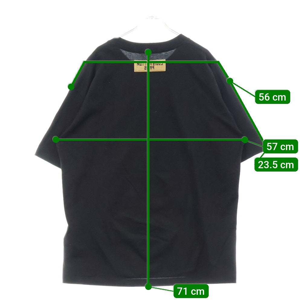 LOUIS VUITTON(ルイヴィトン) 23AW エンブロイダードビーズ 半袖Tシャツ カットソー ブラック RM232M NPG HPY86W