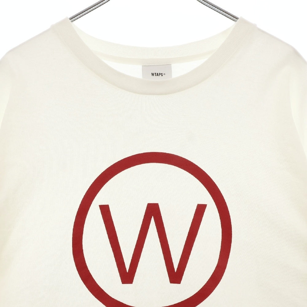 WTAPS(ダブルタップス) 24SS BIRTH/SS/COTTON フロントプリント 半袖Tシャツ カットソー ホワイト 241ATDT-STM07S