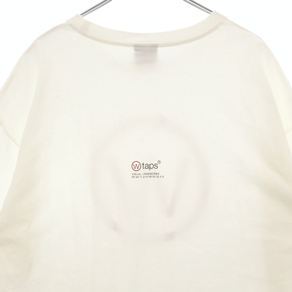 WTAPS(ダブルタップス) 24SS BIRTH/SS/COTTON フロントプリント 半袖Tシャツ カットソー ホワイト 241ATDT-STM07S