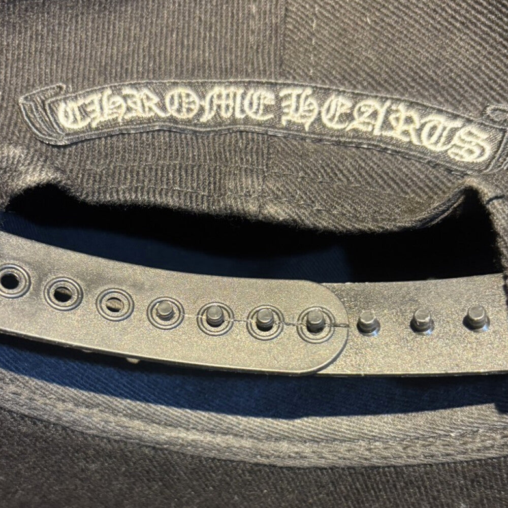 CHROME HEARTS(クロムハーツ) TRUCKER CAP トラッカーキャップ RS3刺繍 クロスボールキャップ 帽子 ブラック