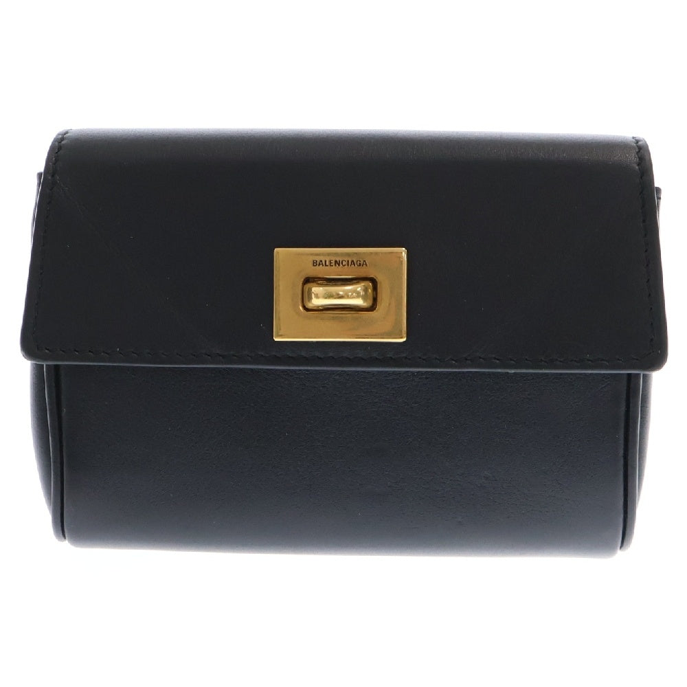 BALENCIAGA(バレンシアガ) RODEO Flap Card Holder ロデオ フラップカードホルダー 財布 ブラック 814526