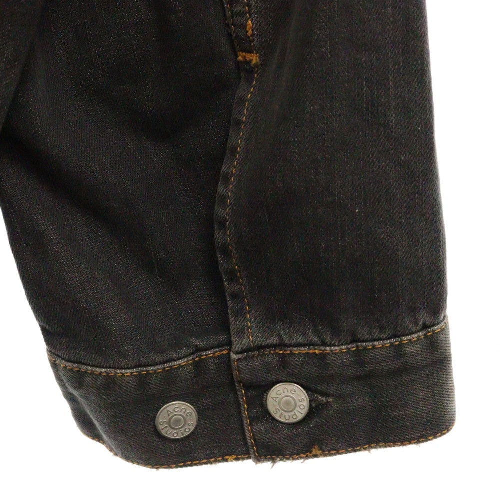 Acne Studios(アクネ ストゥディオズ) ヴィンテージ加工 トラッカーデニムジャケット グレー FN-UX-OUTW000073