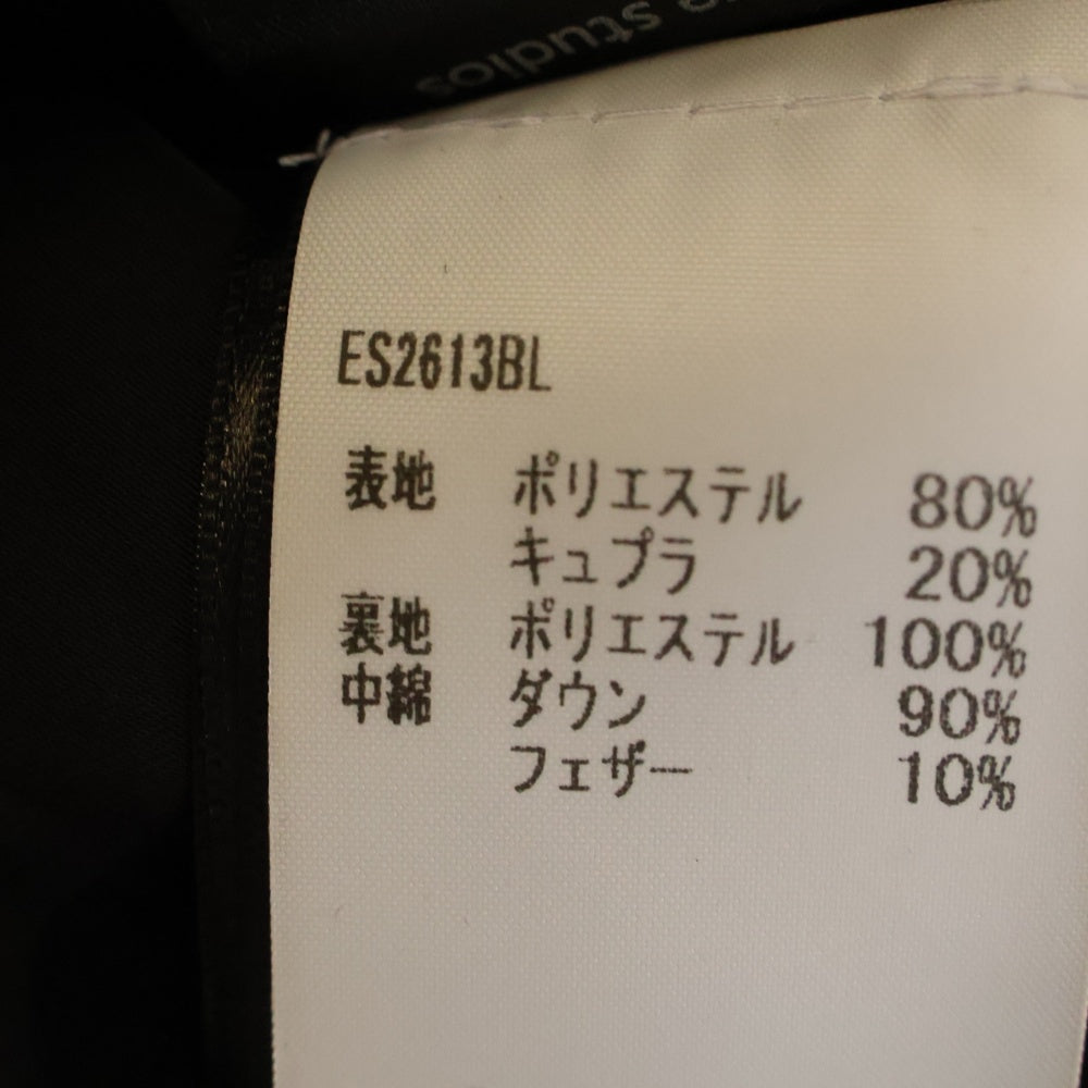 entire studios(エンタイア スタジオ) DBL PUFFER ダブルパファージャケット ブラック ES2613