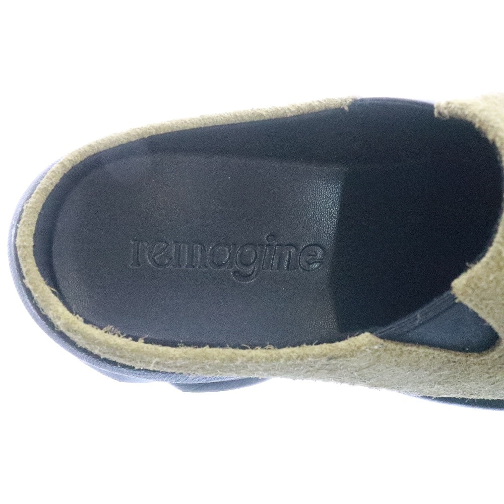 remagine(リマジン) WARM UP CASUAL SHOES ローカット スリッパ カーキ RIRE24SS2-01