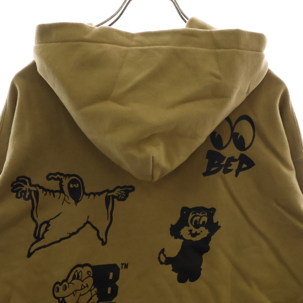 THE BLACK EYE PATCH(ブラックアイパッチ) ×GASIUS プルオーバー スウェットパーカー ブラウン