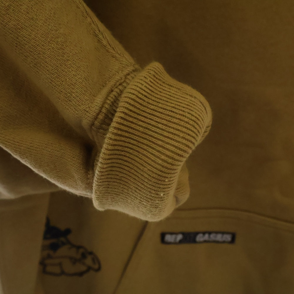 THE BLACK EYE PATCH(ブラックアイパッチ) ×GASIUS プルオーバー スウェットパーカー ブラウン