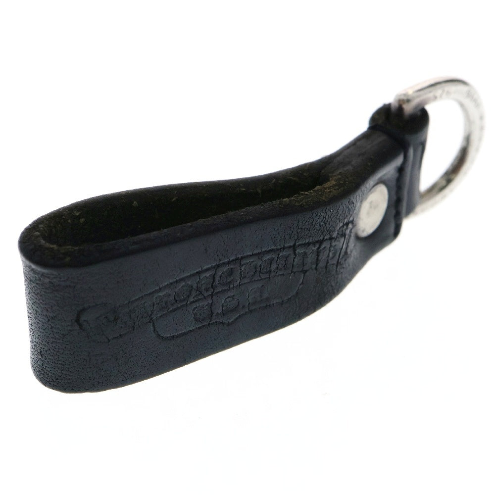 CHROME HEARTS(クロムハーツ) BELT LOOP D RING Dリング クロスボールベルトループ ブラック/シルバー BCA415