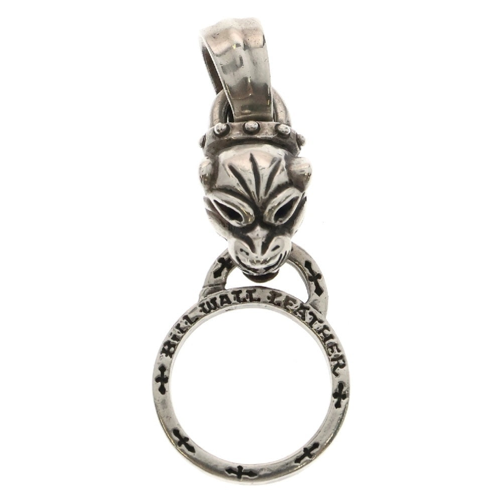 Bill Wall Leather/BWL(ビルウォールレザー) VINTAGE PANTHER EYE GLASS RING HOLDER パンサー リングホルダー ペンダントトップ シルバー