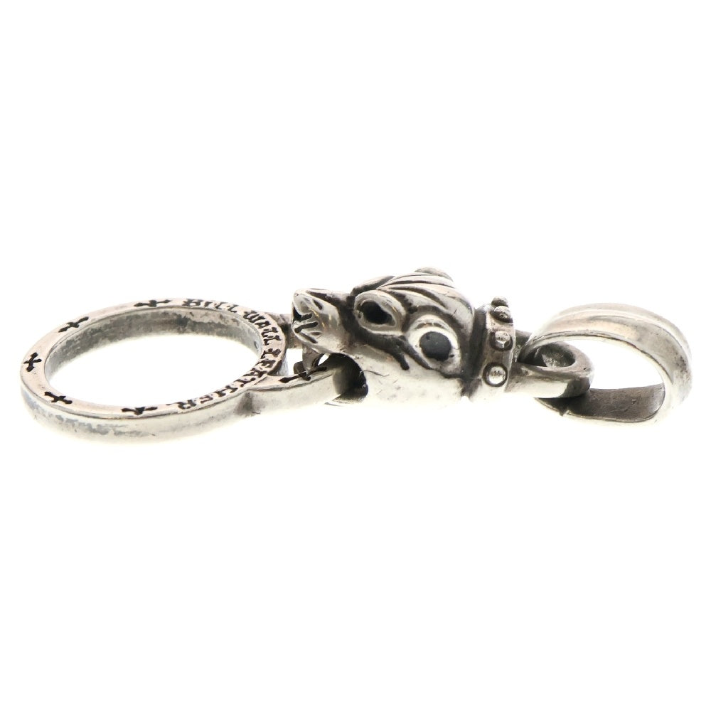 Bill Wall Leather/BWL(ビルウォールレザー) VINTAGE PANTHER EYE GLASS RING HOLDER パンサー リングホルダー ペンダントトップ シルバー