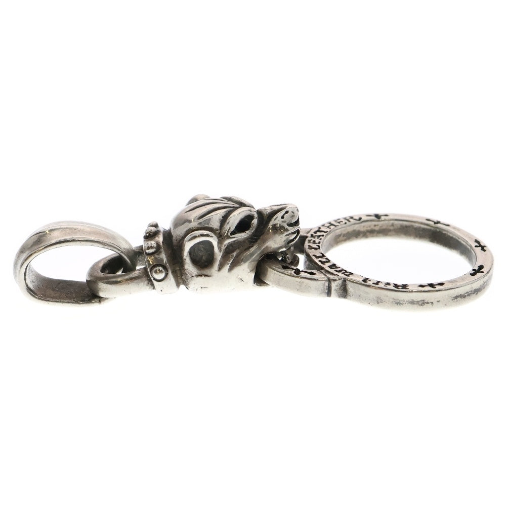 Bill Wall Leather/BWL(ビルウォールレザー) VINTAGE PANTHER EYE GLASS RING HOLDER パンサー リングホルダー ペンダントトップ シルバー