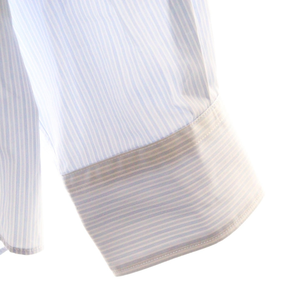 COMME des GARCONS SHIRT(コムデギャルソンシャツ) L/S STRIPE SHIRT フロントポケット ストライプ 長袖シャツ ブルー FZ-B115