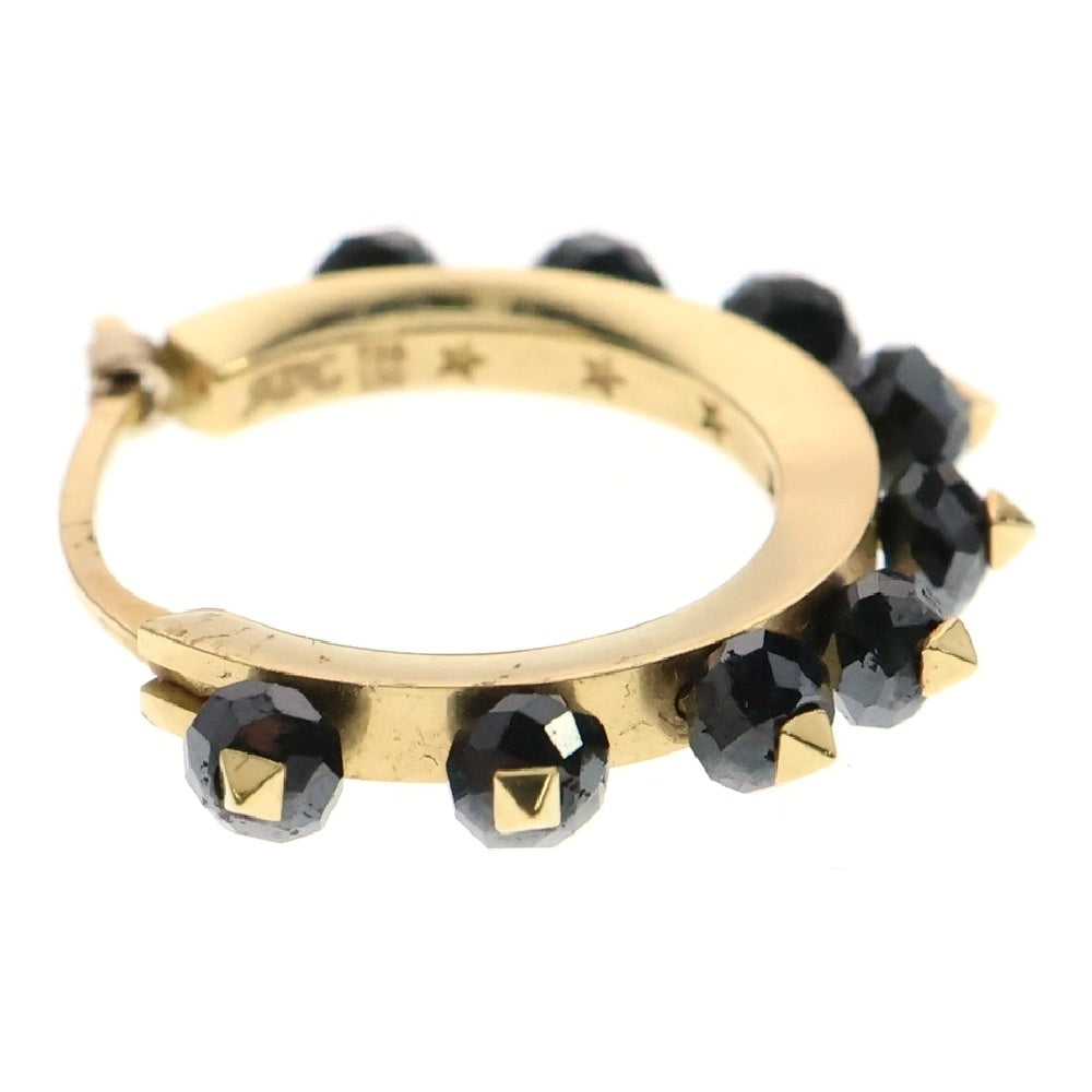 SJX(エスジェイエックス) 18K ブラックダイヤモンド ピアス ブラック/ゴールド
