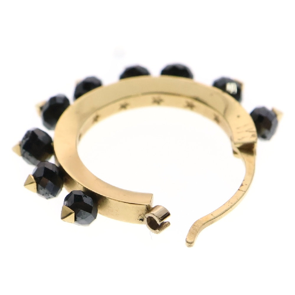 SJX(エスジェイエックス) 18K ブラックダイヤモンド ピアス ブラック/ゴールド