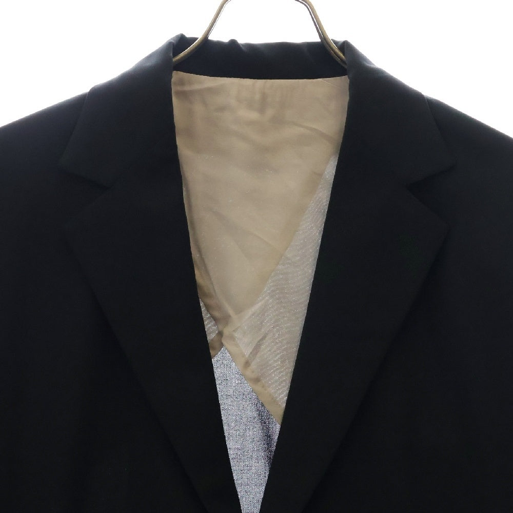 Needles(ニードルス) Miles Jacket 2B シルク混 シングルテーラードジャケット ブラック QV108