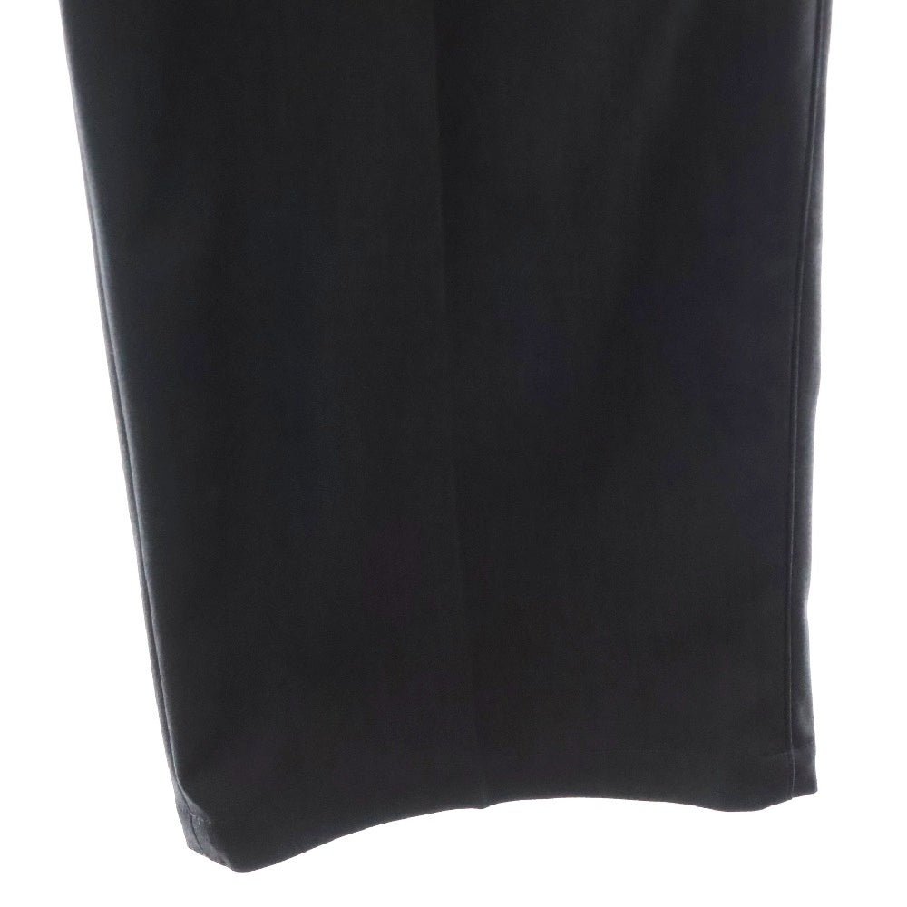 BIBLIOTHERK(ビブリオテーク) 24AW LOOSE DRESS TROUSERS センタープレス ルーズ ドレスパンツ グレー