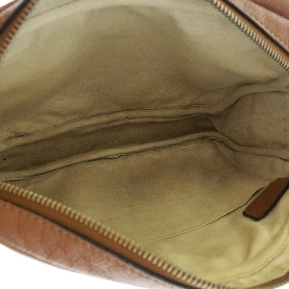 LOEWE(ロエベ) Military Messenger Bag ミリタリー メッセンジャー レザー ショルダーバッグ ブラウン 317.12AA72