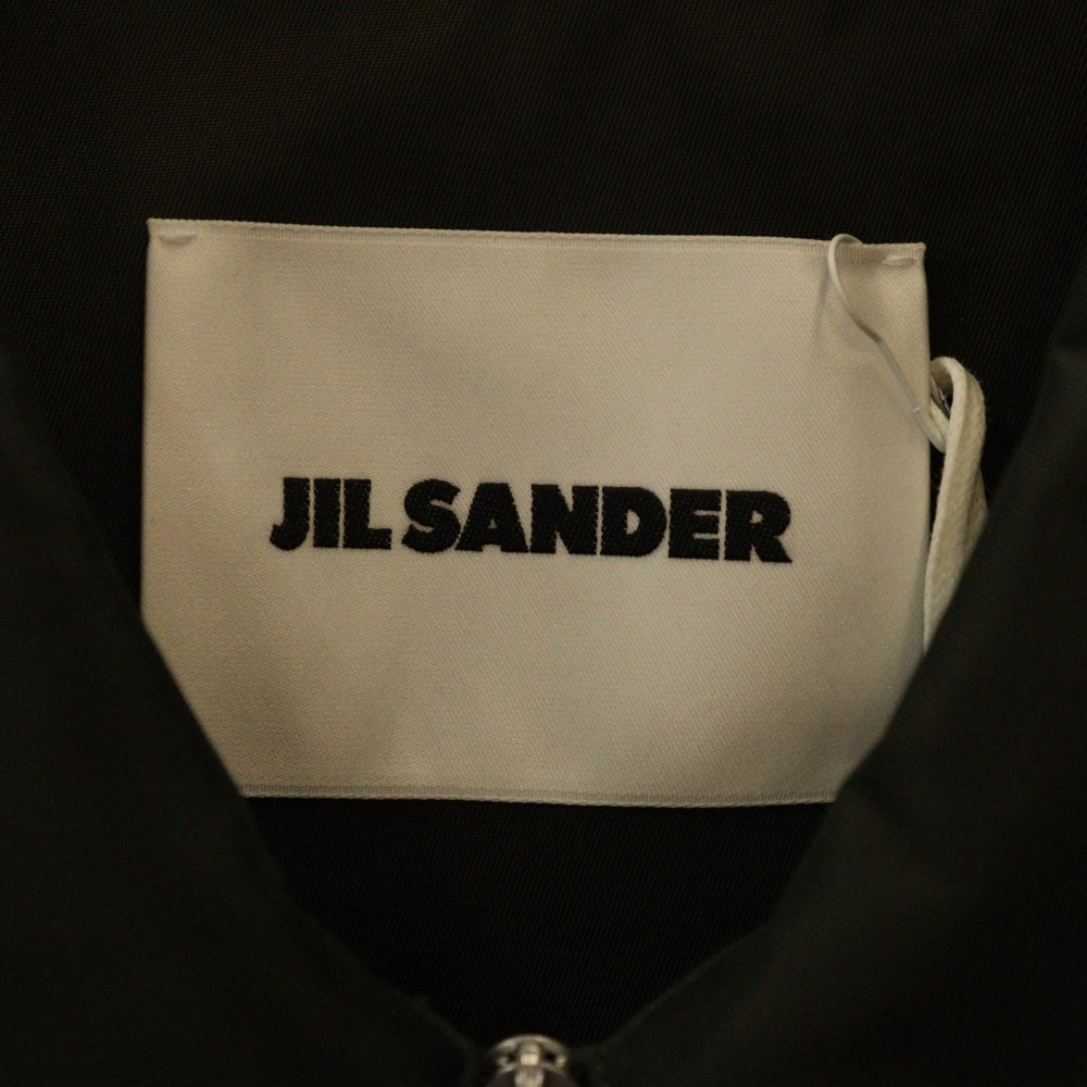 JIL SANDER(ジルサンダー) ナイロンツイル ジップ シャツジャッケット カーキ J22DLO301 J70147