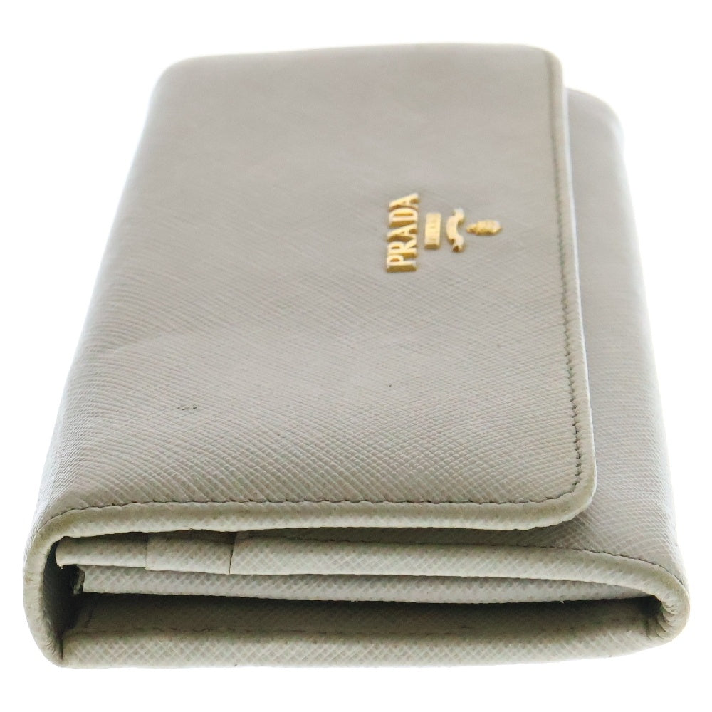 PRADA(プラダ) サフィアーノレザー ウォレット 長財布 グレー 1MH132