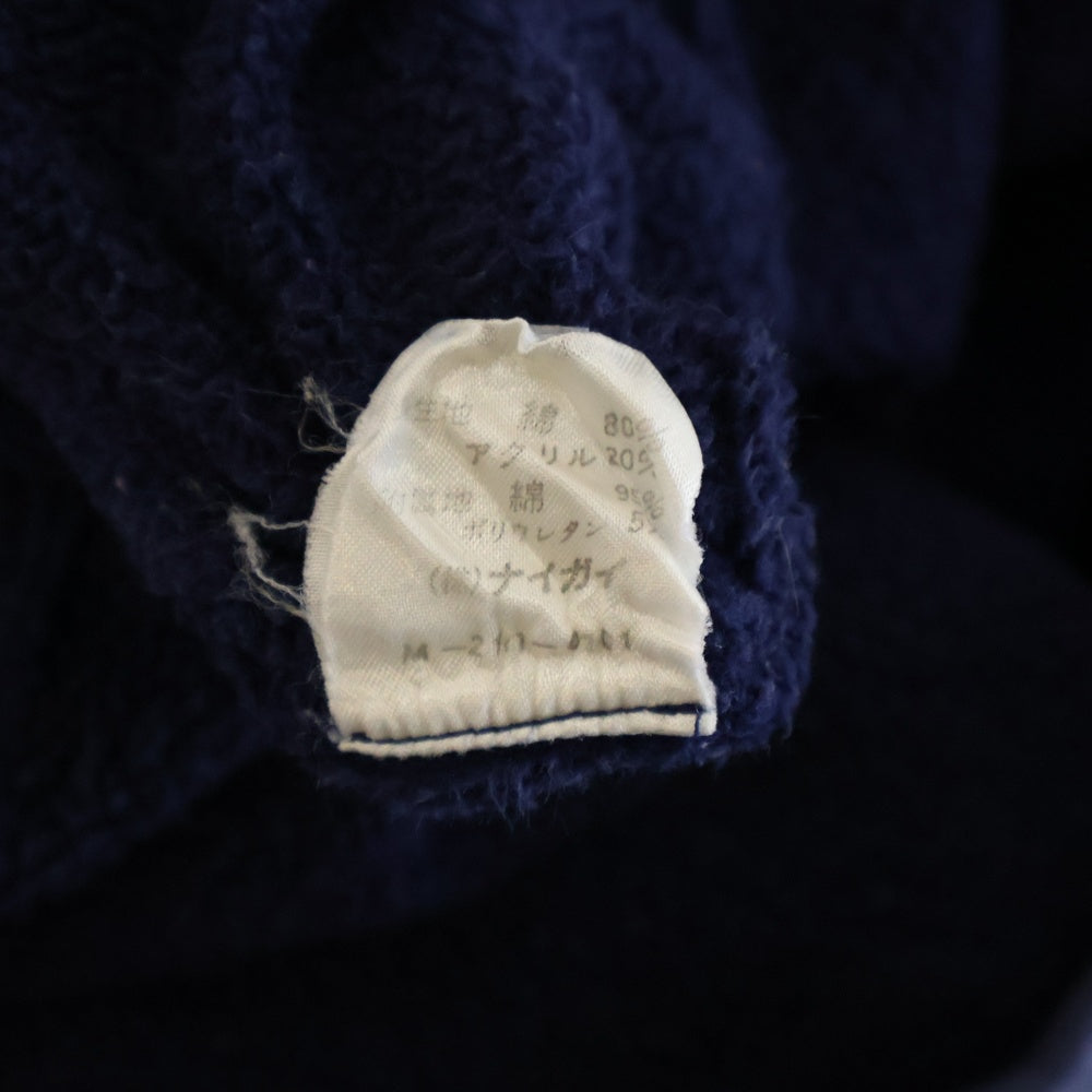 POLO RALPH LAUREN(ポロラルフローレン) 90s Snow Beach Stadium Hoodie スノービーチスタジアムフーディ フロント刺繍 プルオーバーパーカー ネイビー