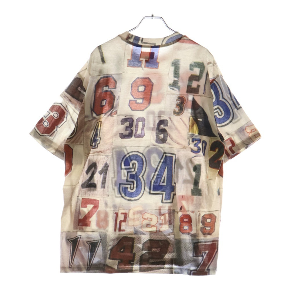 SUPREME(シュプリーム) 23AW Jersey Collage S/S Top カレッジデザイン 総柄 半袖 Tシャツ マルチ