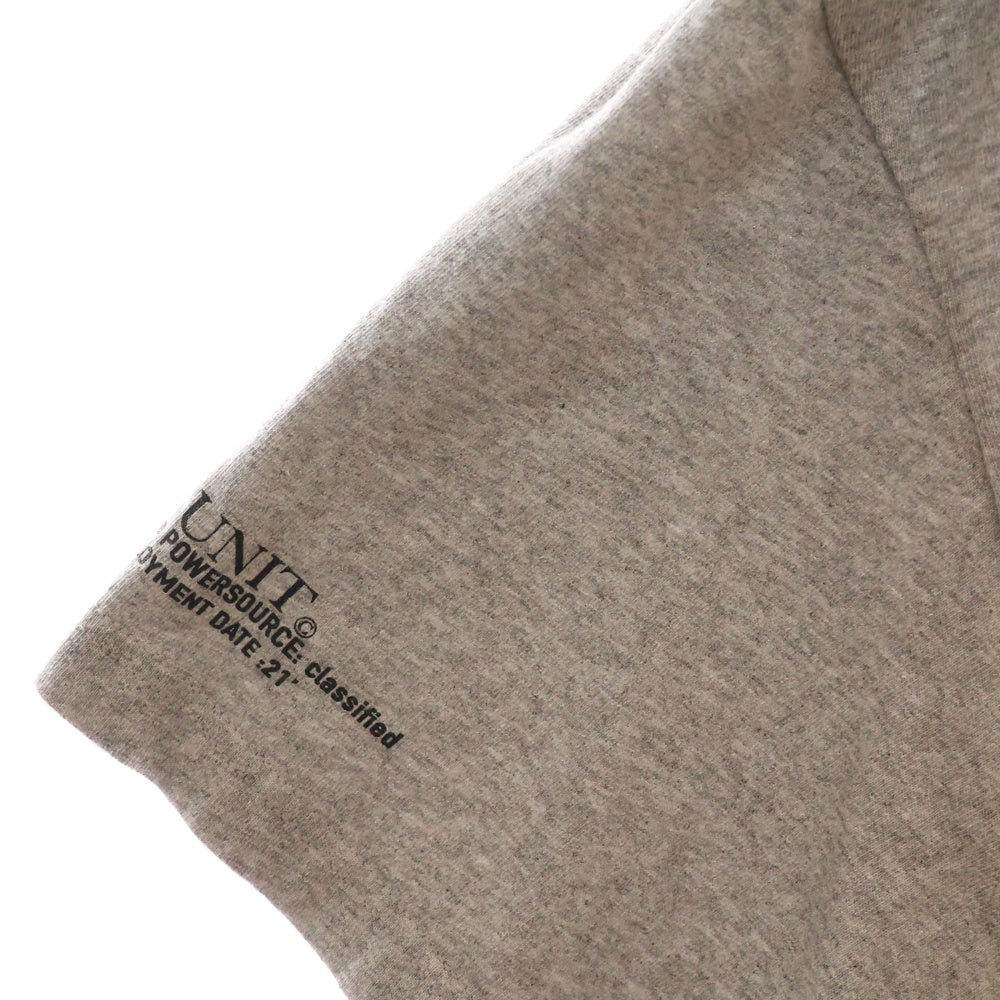 SUPREME(シュプリーム) 21AW ×Stash Support Unit Tee 半袖 Tシャツ グレー